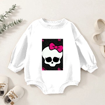 Discover Monster high skull logo Baby Romper Sweatshirts