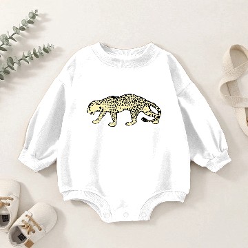 Discover cheetah cat jaguar leopard ocelot gepard wildcat40 Baby Romper Sweatshirts