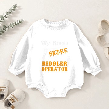 Discover Riddler Operator Baby Romper Sweatshirts