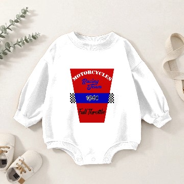 Discover Racing Team Baby Romper Sweatshirts