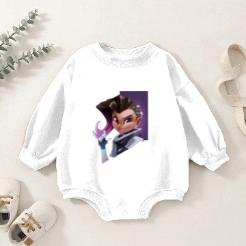 Discover Sombra Overwatch Baby Romper Sweatshirts