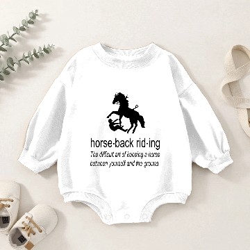 Discover horse Baby Romper Sweatshirts