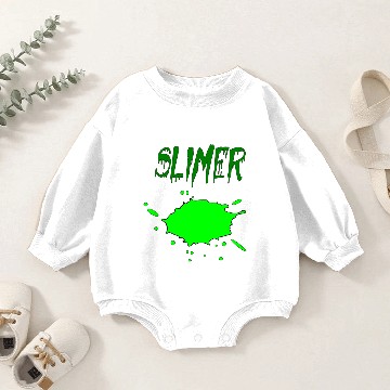 Discover slimer splat out Baby Romper Sweatshirts