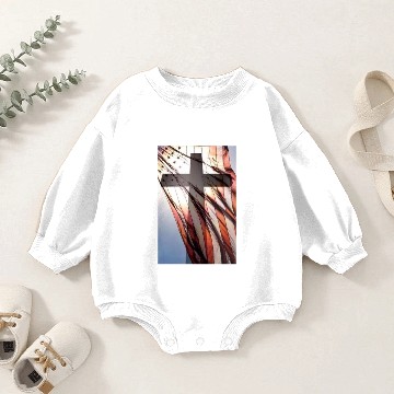 Discover God & Country Baby Romper Sweatshirts