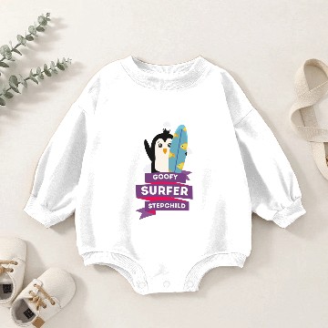 Discover goofy surfer stepchild Baby Romper Sweatshirts