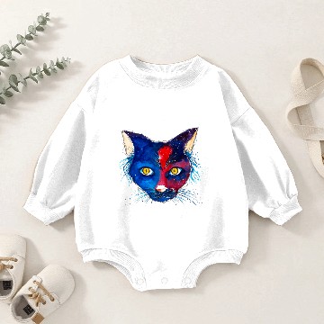 Discover Galaxy Cat Baby Romper Sweatshirts