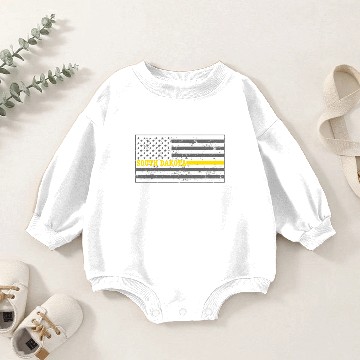Discover South Dakota Tow Truck Driver Baby Romper Sweatshirts Thin Yellow Line Baby Romper Sweatshirts