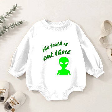 Discover the truth is out there Baby Romper Sweatshirts