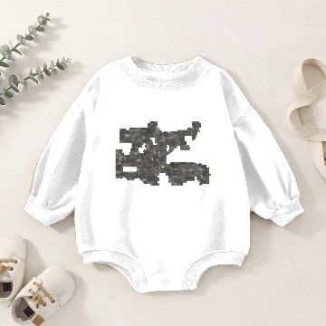 Discover oklahoma city grid Baby Romper Sweatshirts