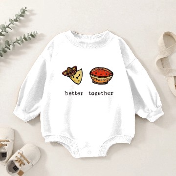 Discover better together tacos Baby Romper Sweatshirts