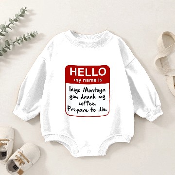 Discover Princess Bride "Prepare to die" Mug Baseball Jerseys Baby Romper Sweatshirts