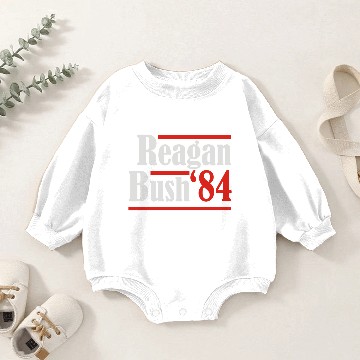 Discover Reagan Bush 84 Baby Romper Sweatshirts