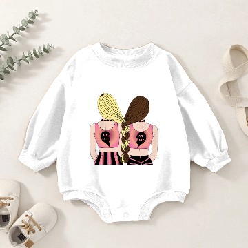 Discover Besties Baby Romper Sweatshirts