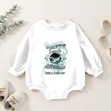 Discover i'm seriously the nicest and meanest scorpio you w Baby Romper Sweatshirts