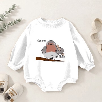 Discover French Robin Baby Romper Sweatshirts