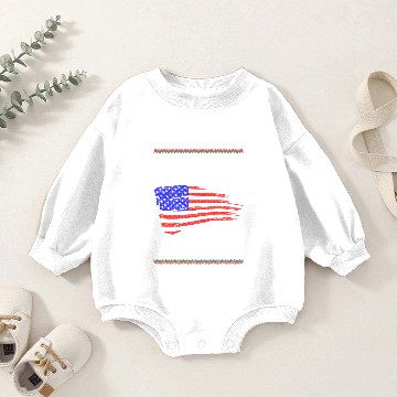 Discover I Love America Baby Romper Sweatshirts