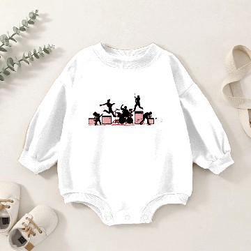 Discover Rock Out With Your Cock Out Baby Romper Sweatshirts