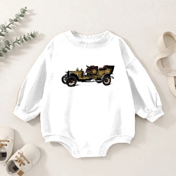 Discover Antique Car Baby Romper Sweatshirts
