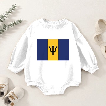 Discover flag barbados Baby Romper Sweatshirts