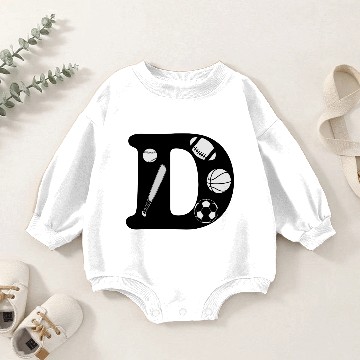 Discover initial D Baby Romper Sweatshirts