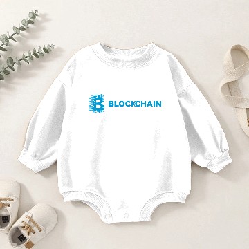 Discover Blockchain Block Chain Technology Logo Symbol Coin Baby Romper Sweatshirts