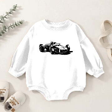 Discover retro race car Baby Romper Sweatshirts