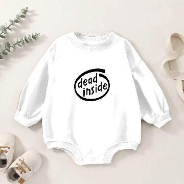 Discover Dead Inside Baby Romper Sweatshirts