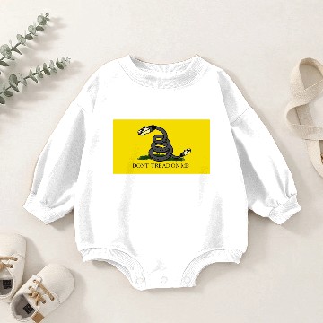 Discover Don't tread on me! Baby Romper Sweatshirts