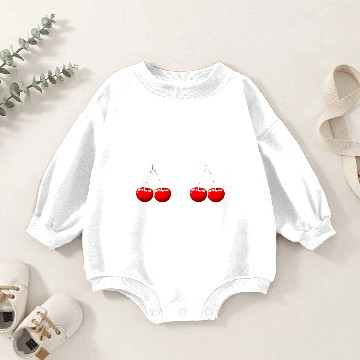 Discover cherry bomb or better cherry boobs Baby Romper Sweatshirts