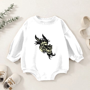Discover Draco big gragon Baby Romper Sweatshirts