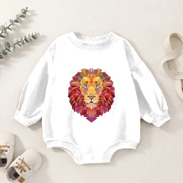Discover Lion Baby Romper Sweatshirts