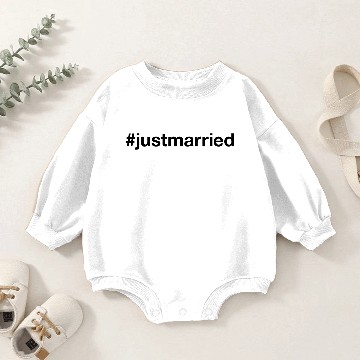 Discover JUST MARRIED Baby Romper Sweatshirts