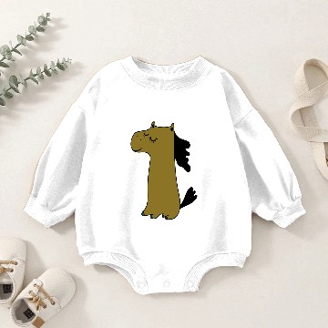 Discover Pony Baby Romper Sweatshirts