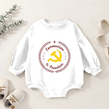 Discover Communist Freedom Baby Romper Sweatshirts