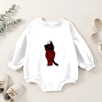 Discover Behemoth the Cat Baby Romper Sweatshirts