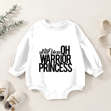 Discover Warrior Princess Baby Romper Sweatshirts