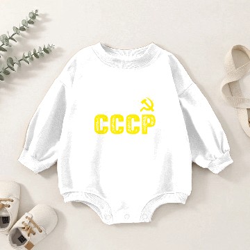 Discover CCCP Vintage Communist Baby Romper Sweatshirts