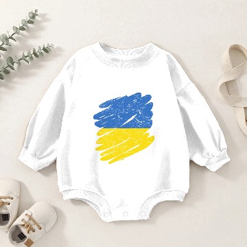Discover Pinsel Land Heimat Ukraine Baby Romper Sweatshirts