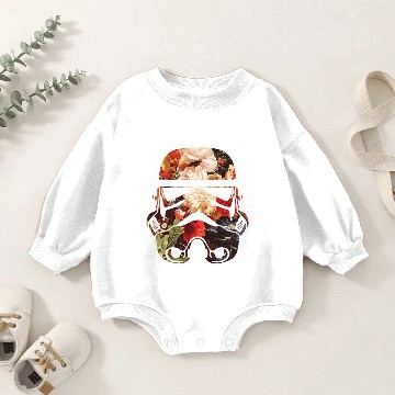 Discover Floral Print Stormtrooper Baby Romper Sweatshirts