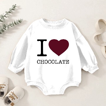 Discover I LOVE CHOCOLATE Baby Romper Sweatshirts