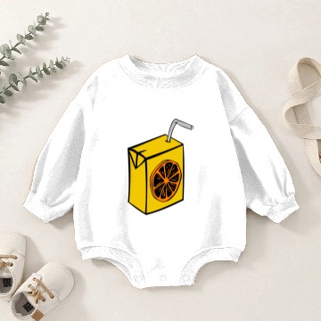Discover Orange Juice Baby Romper Sweatshirts