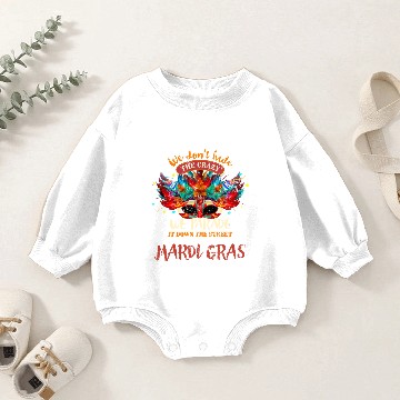 Discover Mardi Gras Crazy Parade Gift Gift Idea New Orleans Baby Romper Sweatshirts