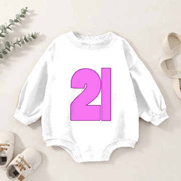 Discover 21st Birthday Baby Romper Sweatshirts