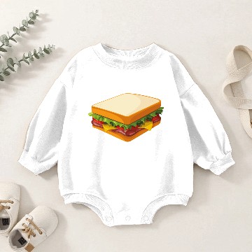 Discover Sandwich Baby Romper Sweatshirts