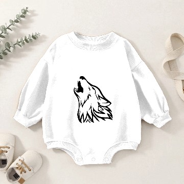 Discover Howlin' Wolf Baby Romper Sweatshirts