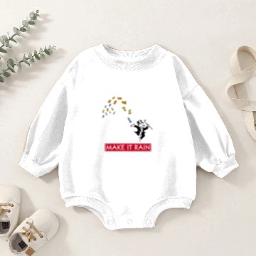 Discover Make it Rain - Monopoly Baby Romper Sweatshirts
