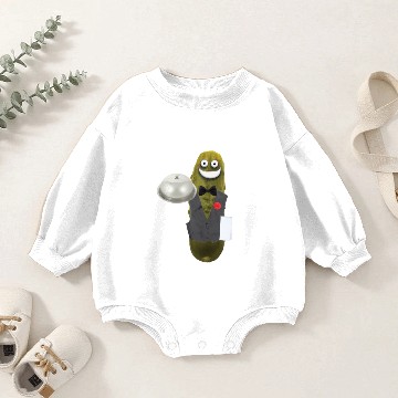 Discover Waiter Pickle Baby Romper Sweatshirts