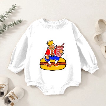 Discover burger king Baby Romper Sweatshirts