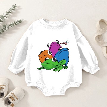 Discover Frog Toad Baby Romper Sweatshirts
