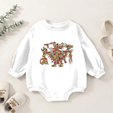 Discover Aztec god Baby Romper Sweatshirts